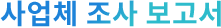 사업체조사보고서